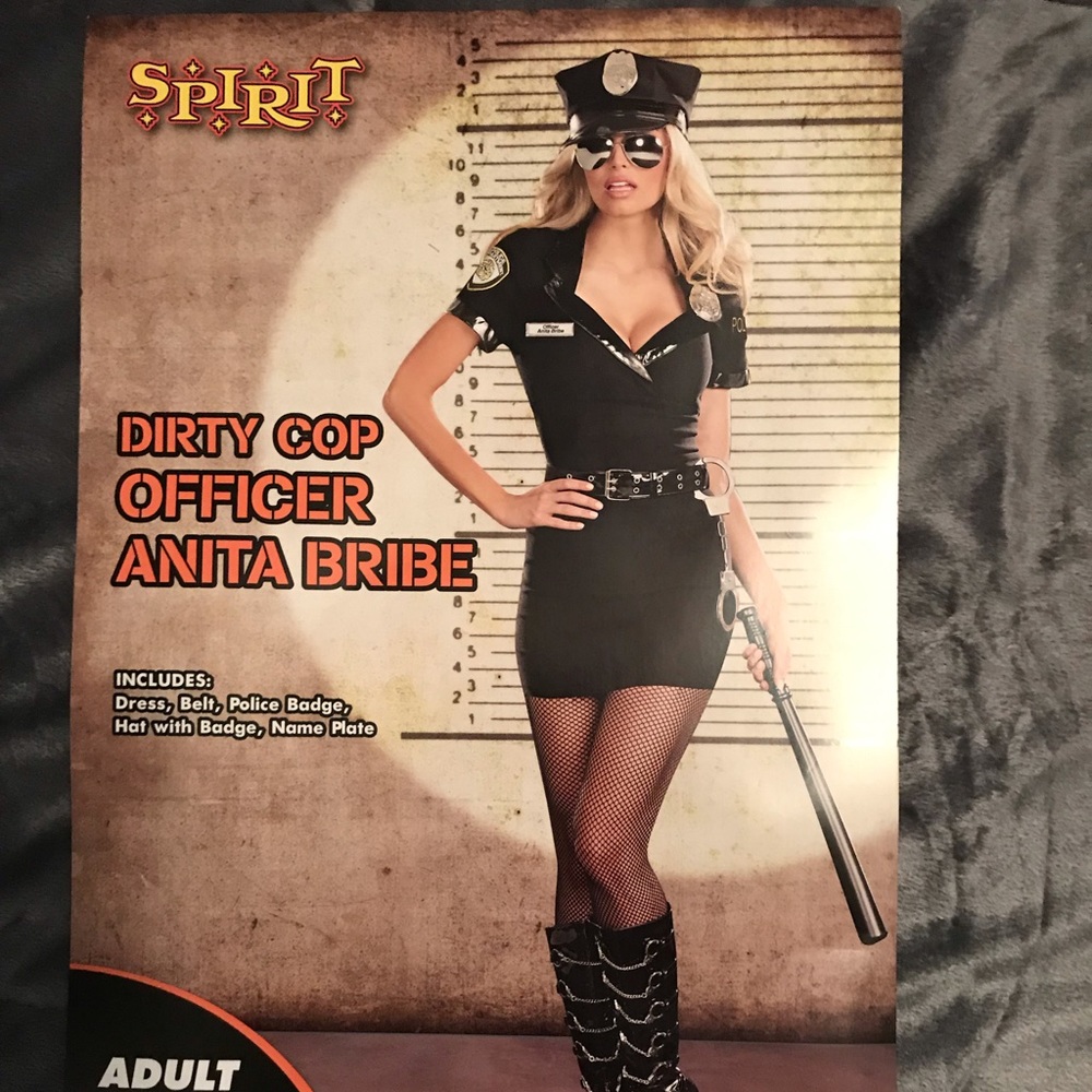 Dirty Cop Costume Anita Bribe